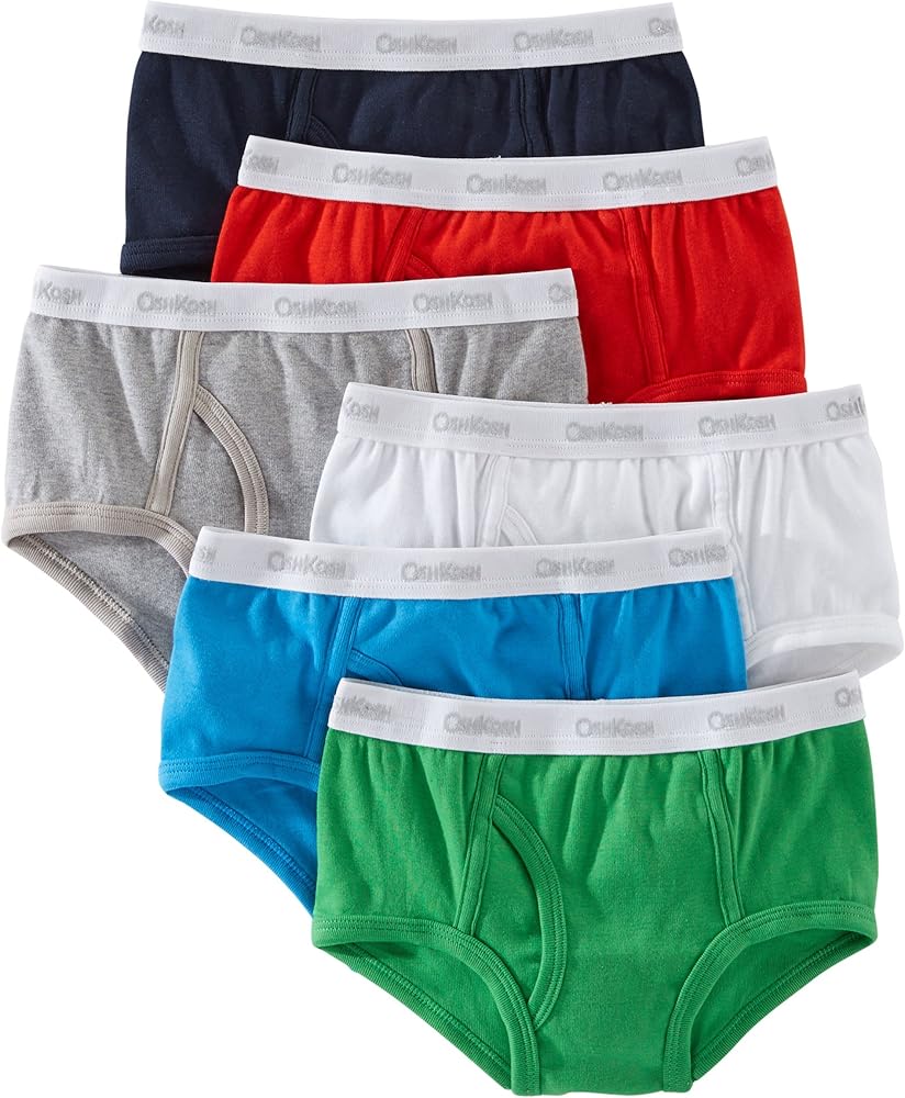 Carter's OshKosh Boy`s 6 Pack Cotton Briefs