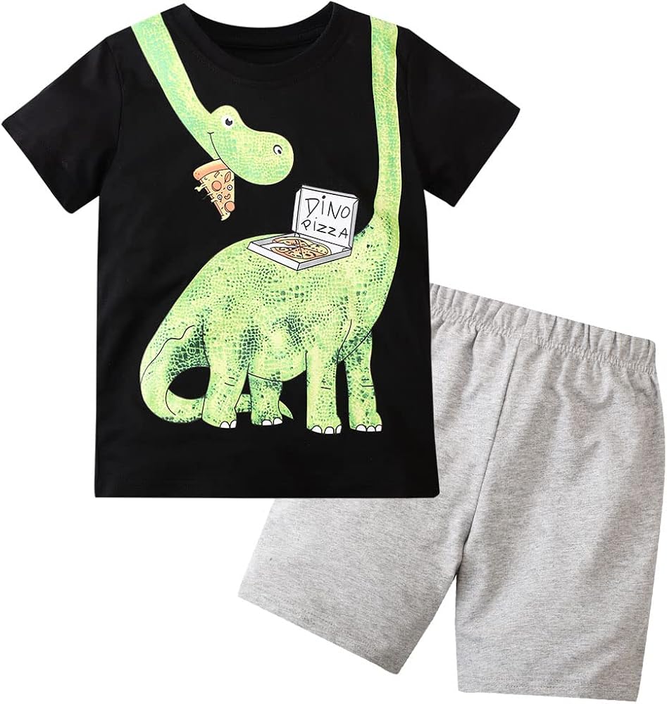 Baby Boy Summer Clothes Toddler Boys' 2PCS Short Sleeve Tee & Shorts