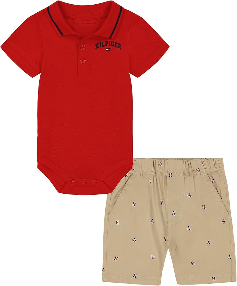 Tommy Hilfiger Baby Boy's 2 Piece Polo Short Set