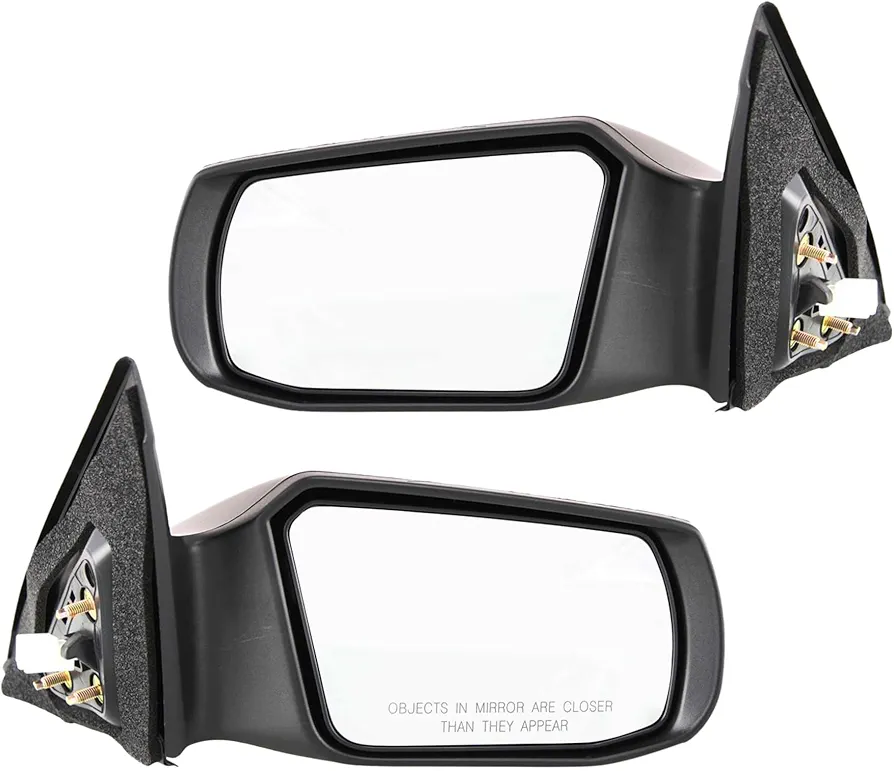 Garage-Pro Left & Right Power Non-Heated Door Mirrors Compatible With Nissan Altima 2007-2012 Without Signal Light Paintable Pair Sedan, Models Without Convenience Package