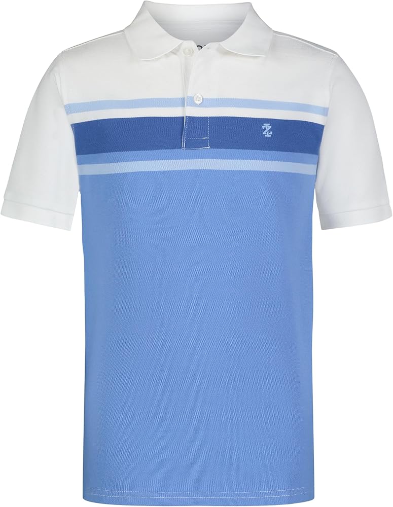 IZOD Boys' Short Sleeve Pique Polo Shirt