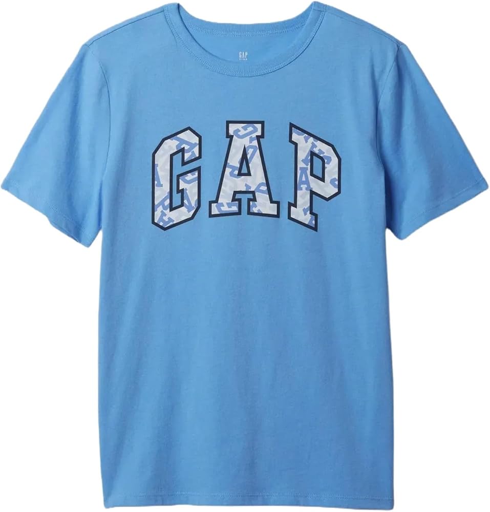 GAP Boys Short Sleeve Logo T-Shirt Union Blue S