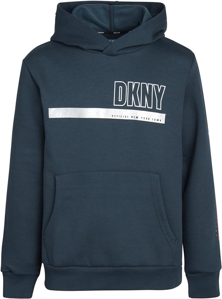 DKNY Boys’ Sweatshirt – Fleece Pullover Hoodie (Size: S-XL)