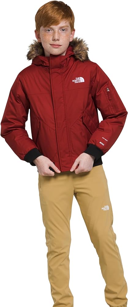 THE NORTH FACE Boys' Gotham Jacket, Cardinal Red, Medium