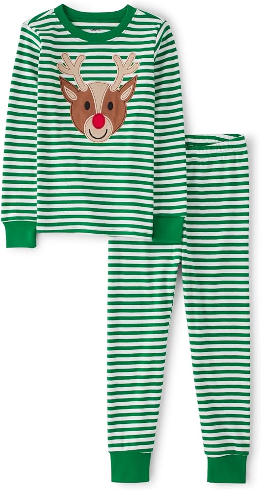 Gymboree Gymmie Long Sleeve and Pant Cotton 2-Piece Pajama Sets, Big Kid, Toddler