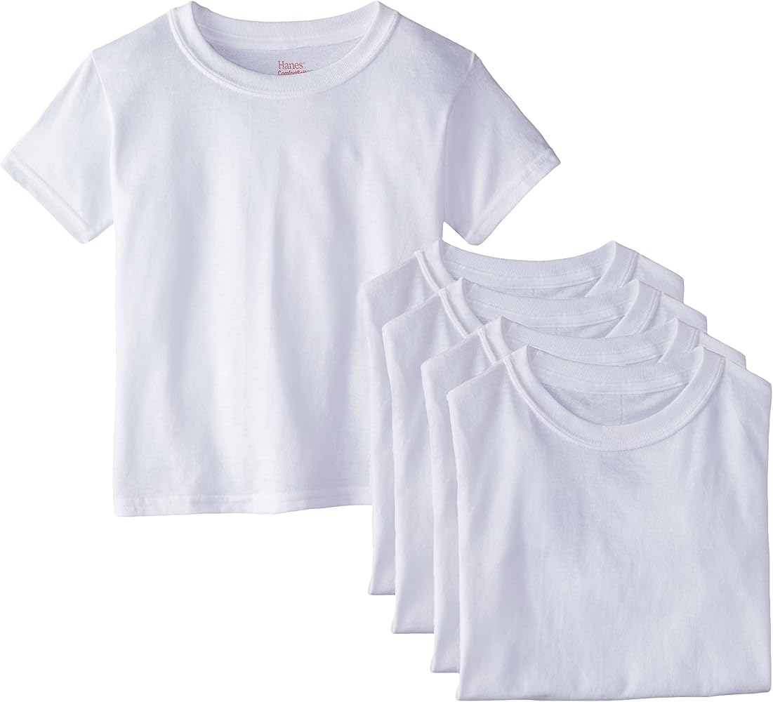 Hanes Boys 5 Pack Ultimate Comfortsoft Crew