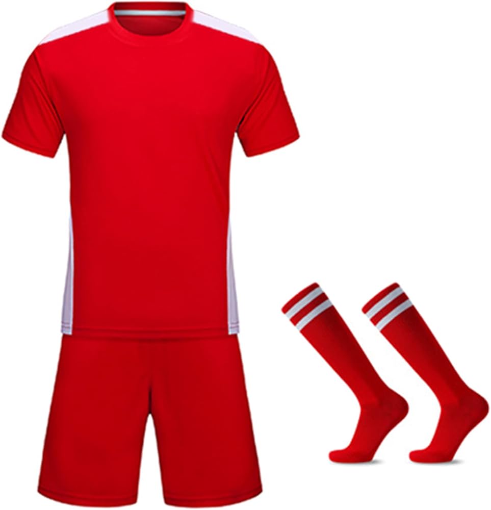 M2C Kids Soccer Uniform Athletic Jersey Shorts Socks Set