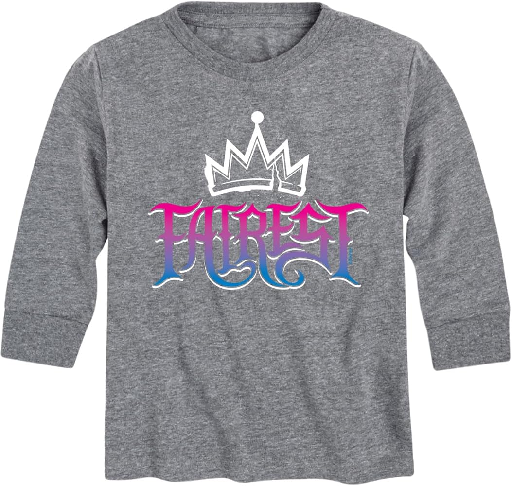 Disney Descendants - Fairest Crown - Toddler and Youth Long Sleeve Graphic T-Shirt