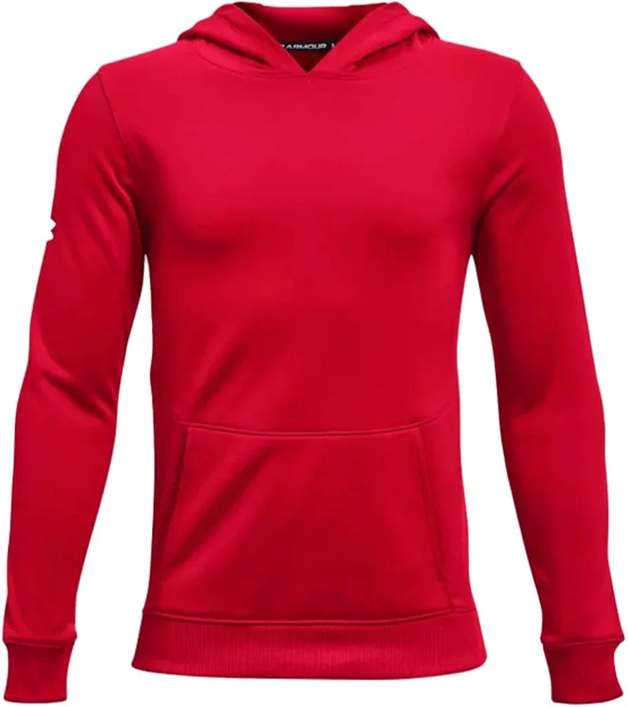 Under Armour Boys Storm Fleece Hoody Red Youth Medium