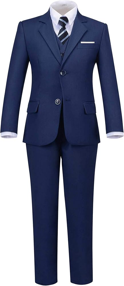 Toddler Boys Suit Kids Formal Dresswear Prom Tuxedo Children's Slim Fit Suits