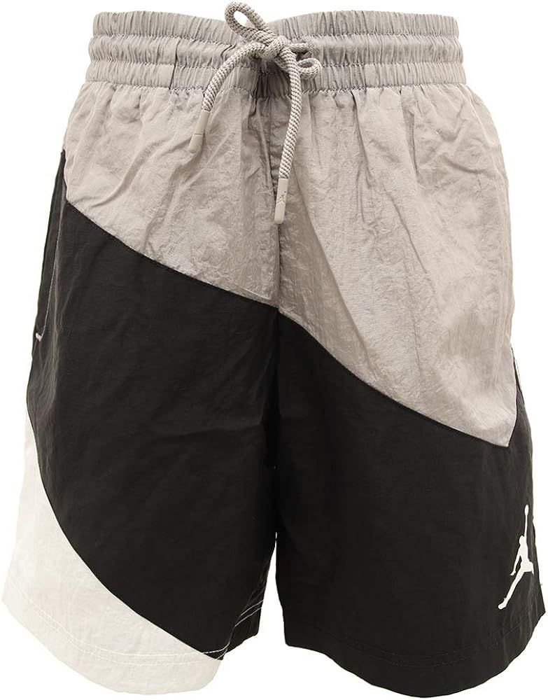 Jordan Jumpman Colorblock Boys Active Shorts Size S, Color: Grey/Black/White-Grey