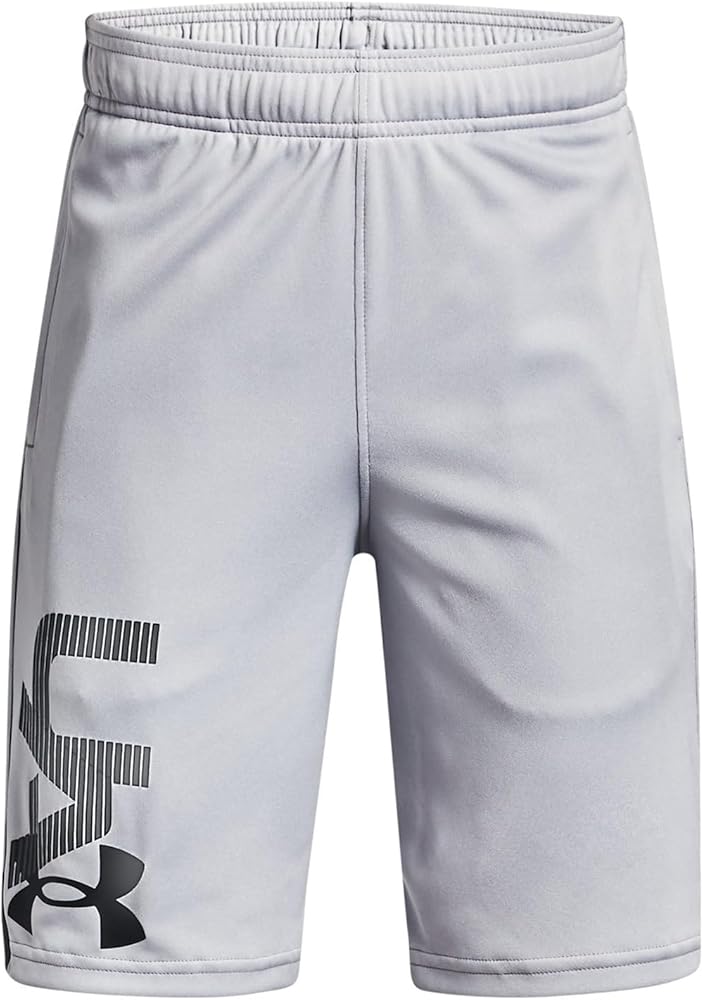 Under Armour Boys' UA VELOCITY NOVELTY SHORTS Training Shorts, Mod Gray / Pitch Gray / Black, S