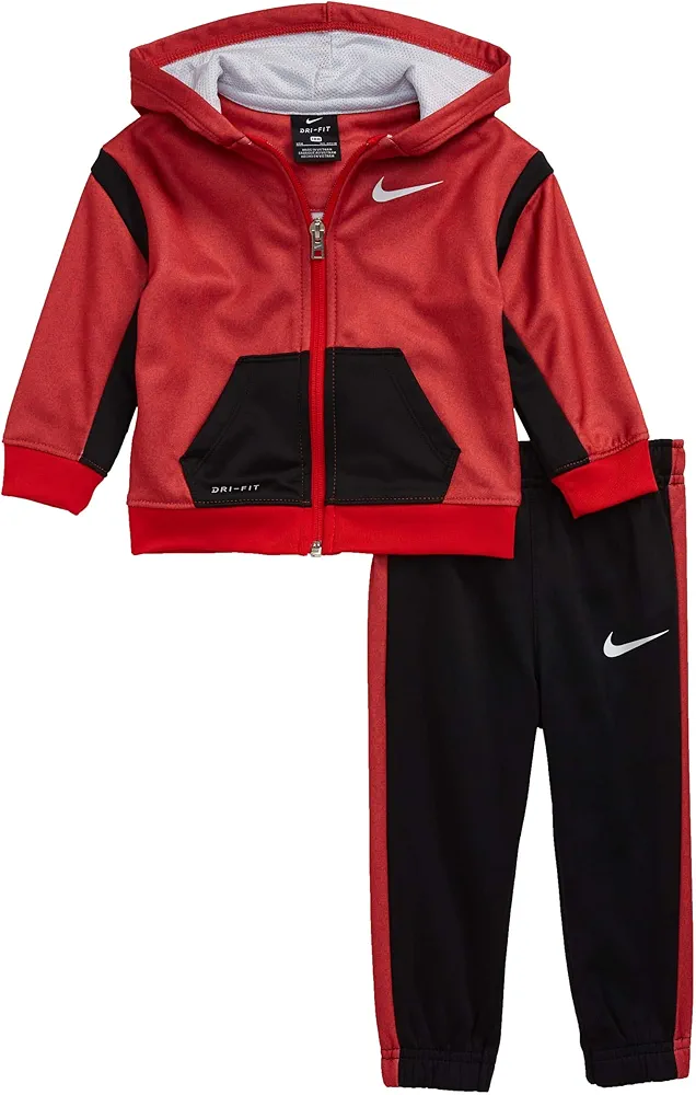 Nike Toddler Boys Therma Fleece Full Zip Hoodie & Jogger Pants 2 Piece Set