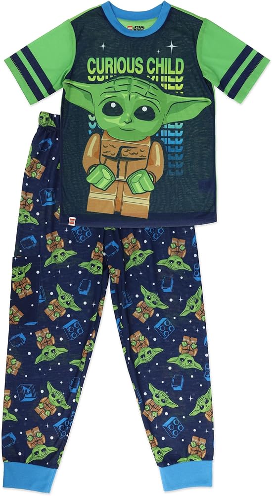 LEGO Star Wars Boys' Pajamas 2-Piece PJ Pants Set, Little Kids Size 4/5 to 10/12