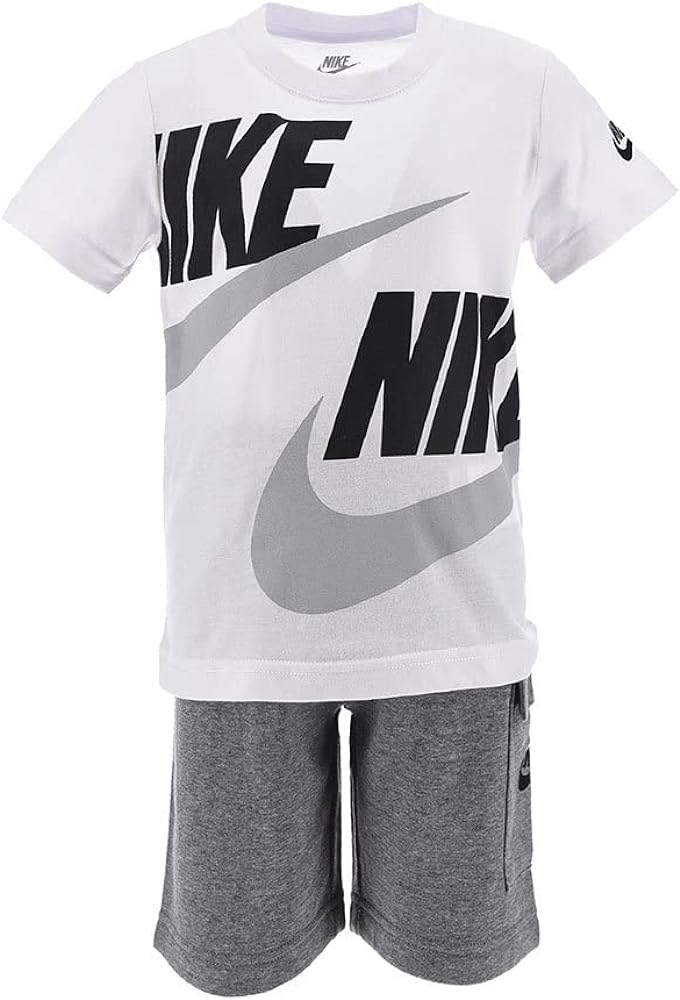 Nike Sportswear T-Shirt and Cargo Shorts Set (Toddler/Little Kids)