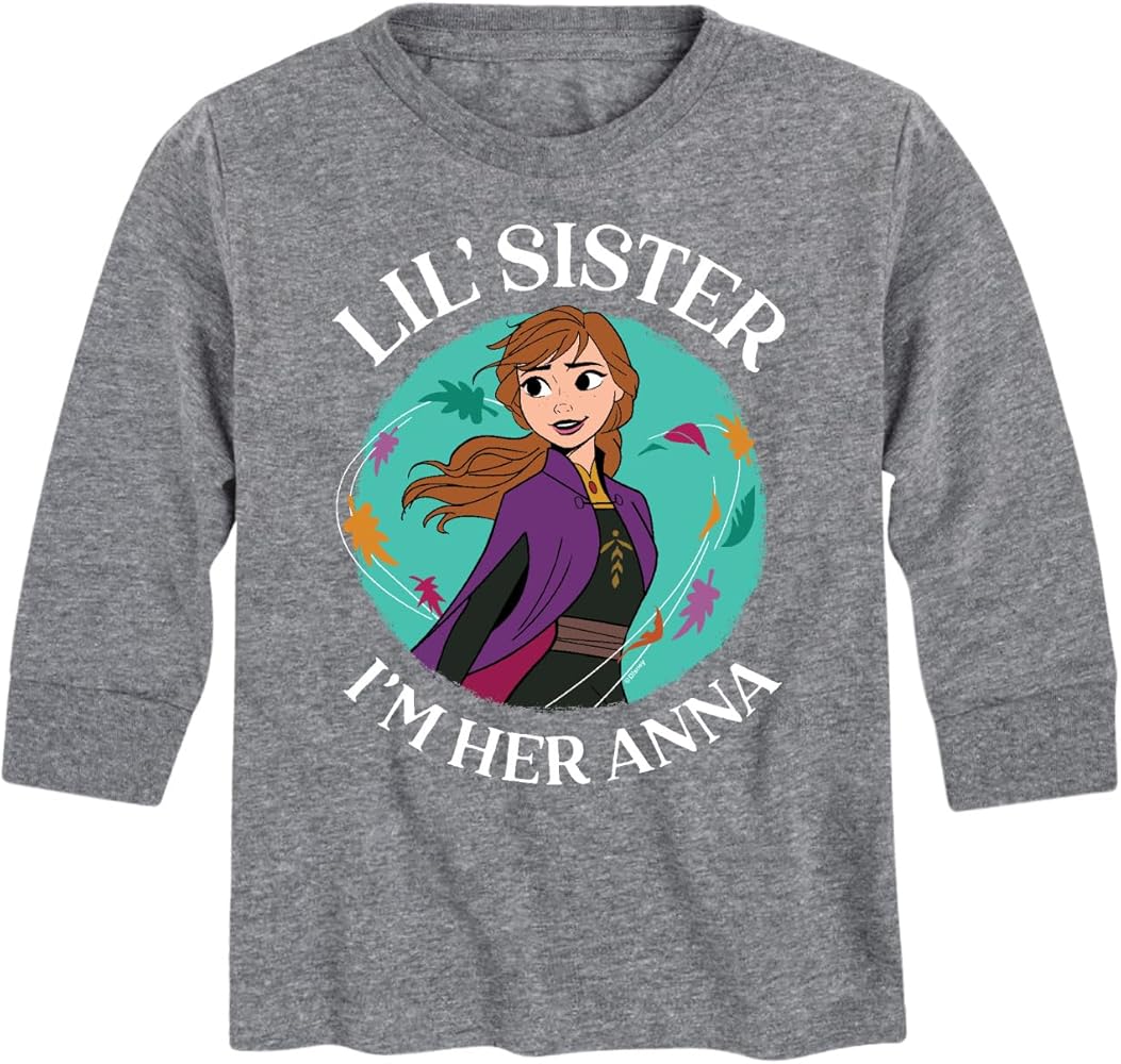 Disney Frozen 2 - Sister Anna - Toddler and Youth Long Sleeve Graphic T-Shirt