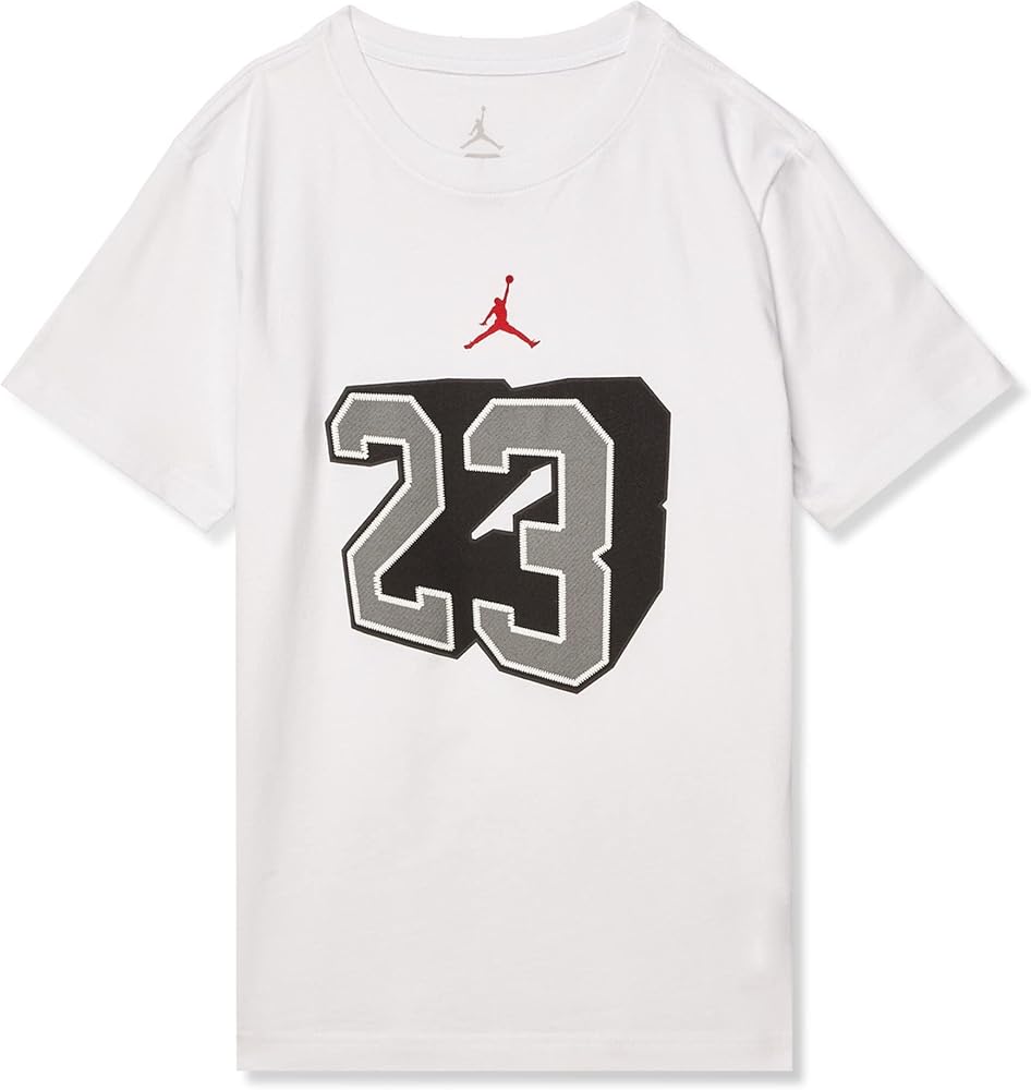 Jordan Boy's MVP Breakout Tee (Big Kids) White XL (20 Big Kid)