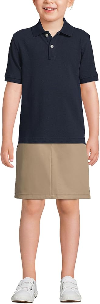 Lands' End School Uniform Kids Short Sleeve Mesh Polo Shirt