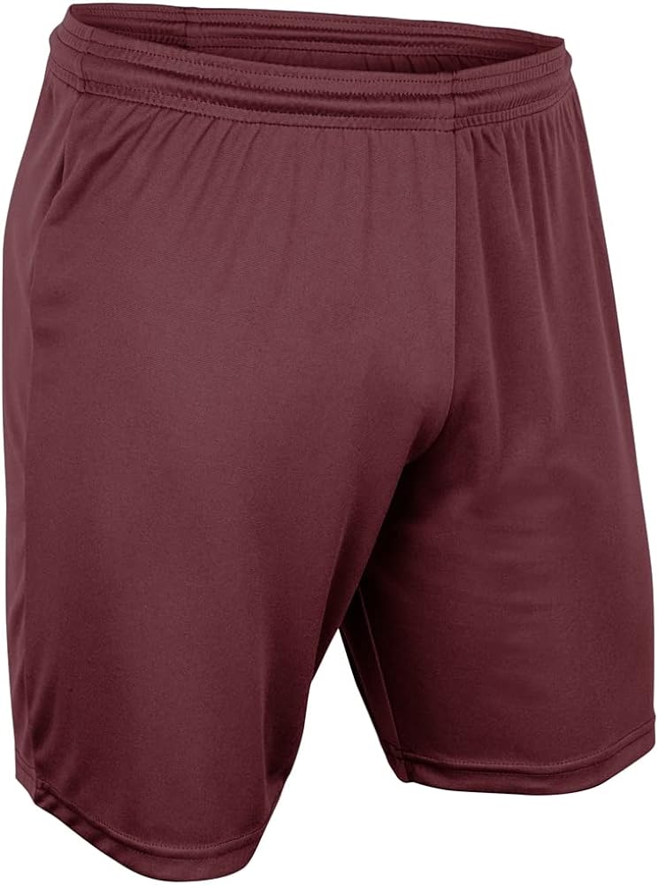 CHAMPRO Boys' Vision Athletic Gym Shorts, Maroon