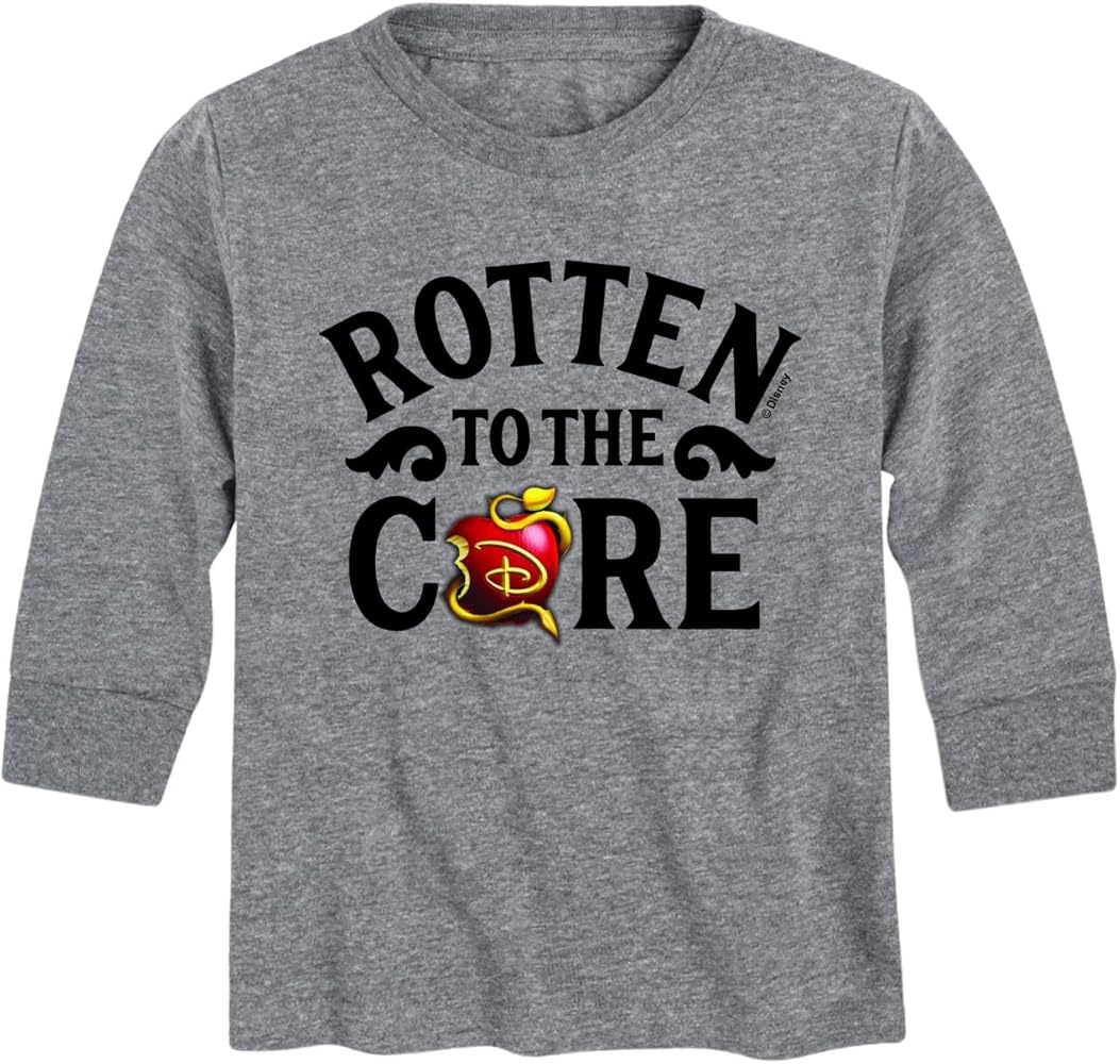 Disney Descendants - Rotten to The Core - Toddler and Youth Long Sleeve Graphic T-Shirt