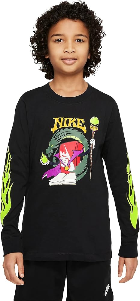 Nike Sportswear Older Kids Boys Long-Sleeve T-Shirt