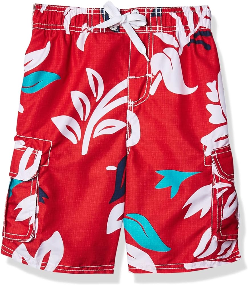 Kanu Surf Boys' Barracuda Quick Dry UPF 50+ Beach Swim Trunk