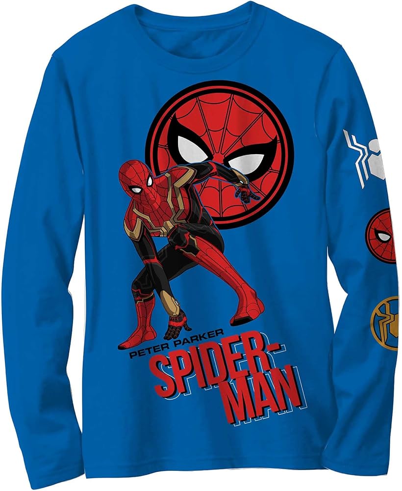 Spider-Man Little & Big Boys Long Sleeve Tee