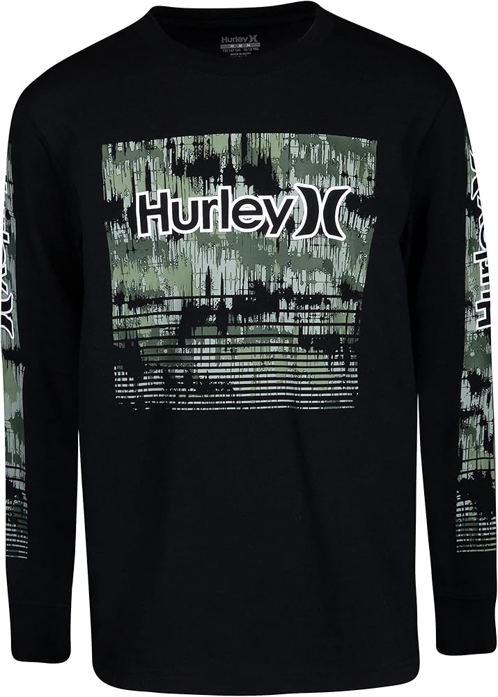 Hurley Boys' Long Sleeve One and Only Graphic T-Shirt