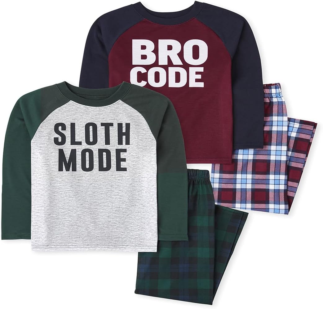 The Children's Place Boys' Sloth Bro Pajamas 2-Pack