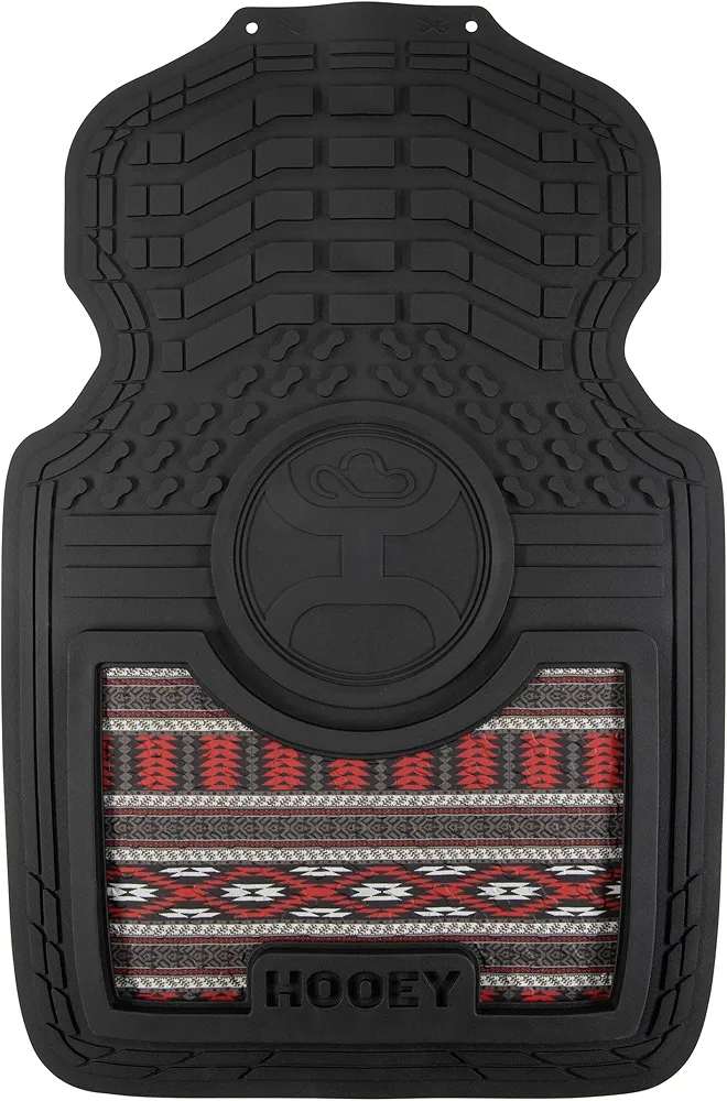 Hooey Car and Truck Floor Mats, Premium Protection Against Water and Dirt, Front Set of 2, Mulitcolor/Clay