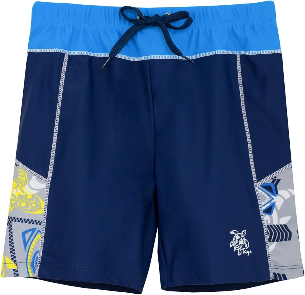 Tuga Boys Board Shorts 2-14 Years, UPF 50+ Sun Protection Swim Short