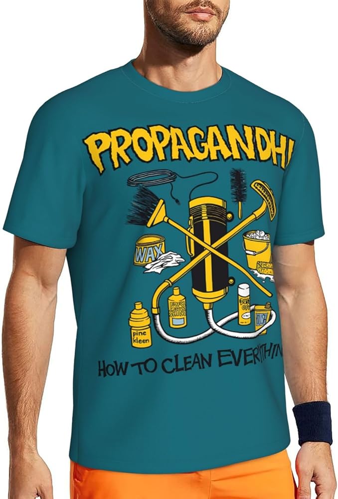 Band T Shirt Propagandhi Men's Summer O-Neck Shirts Short Sleeve Tops