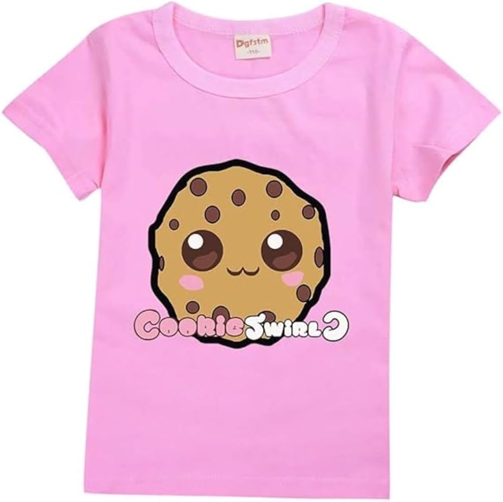 Girls Cookie Swirl C Cotton T-Shirt Boys Kids Cookie Swirl C Top Cookie Swirl C Merch