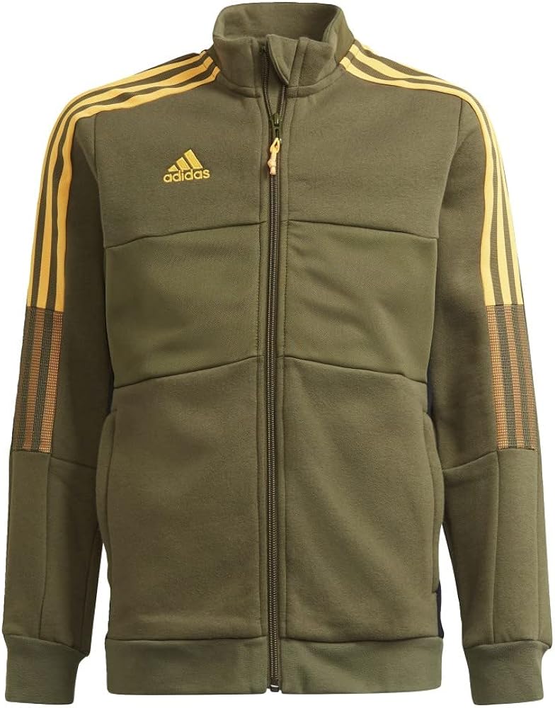 adidas Boy's Tiro Track Jacket Winterized Focus, Olive, Big Kids