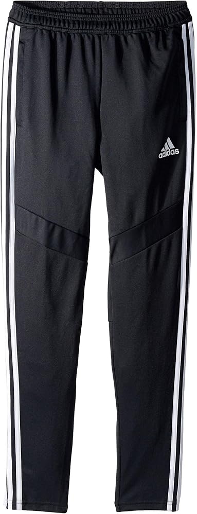 adidas Boys' Tiro 19 Pants, Dark Grey/White, Small