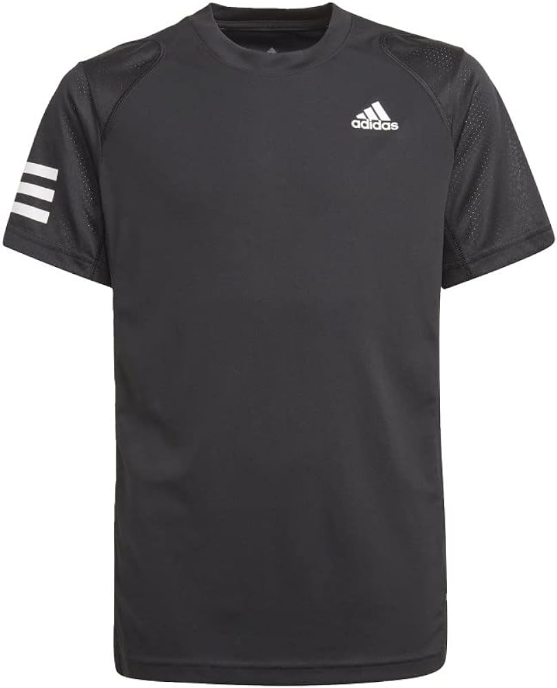 adidas Boys' Club Tennis 3-Stripes Tee