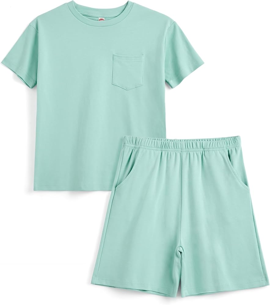 Boys' Clothing Sets Summer Outfits 2 Piece Short Sleeve Tops Shorts 2024 Casual Tracksuits