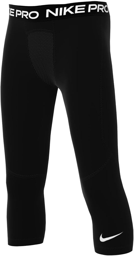 Nike Boys' Pro Dri-FIT 3/4 Length Tights Size L Black