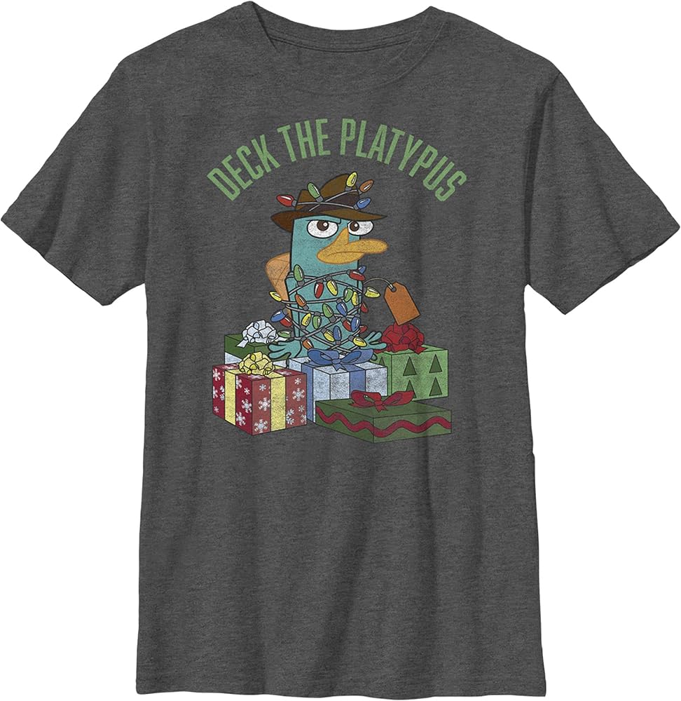 Disney Phineas and Ferb Deck The Platypus Boys T-Shirt