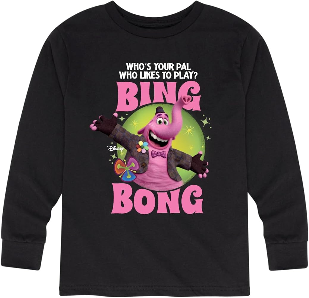 Disney Inside Out - Your Friend Bing Bong - Toddler and Youth Long Sleeve Graphic T-Shirt