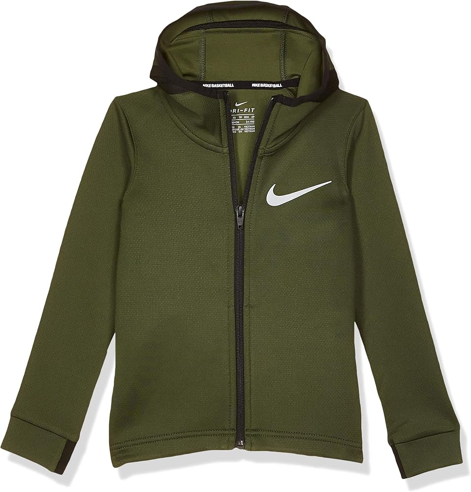 Nike Little Boys Dri-FIT Therma Full Zip Logo Hoodie