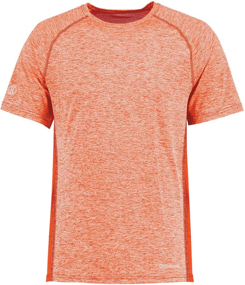 Holloway Youth Electrify Coolcore Tee-Orange Heather-M