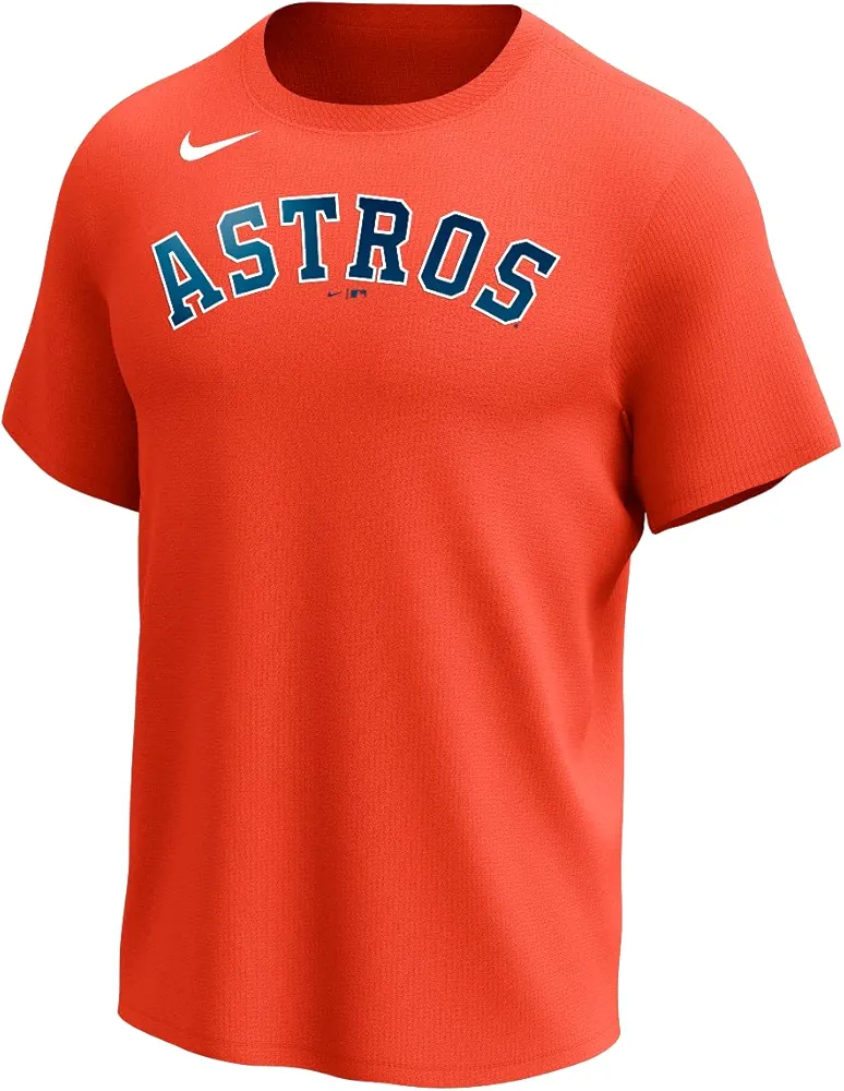 Nike Team Youth Wordmark Poly Tee XS Team Orange Astros