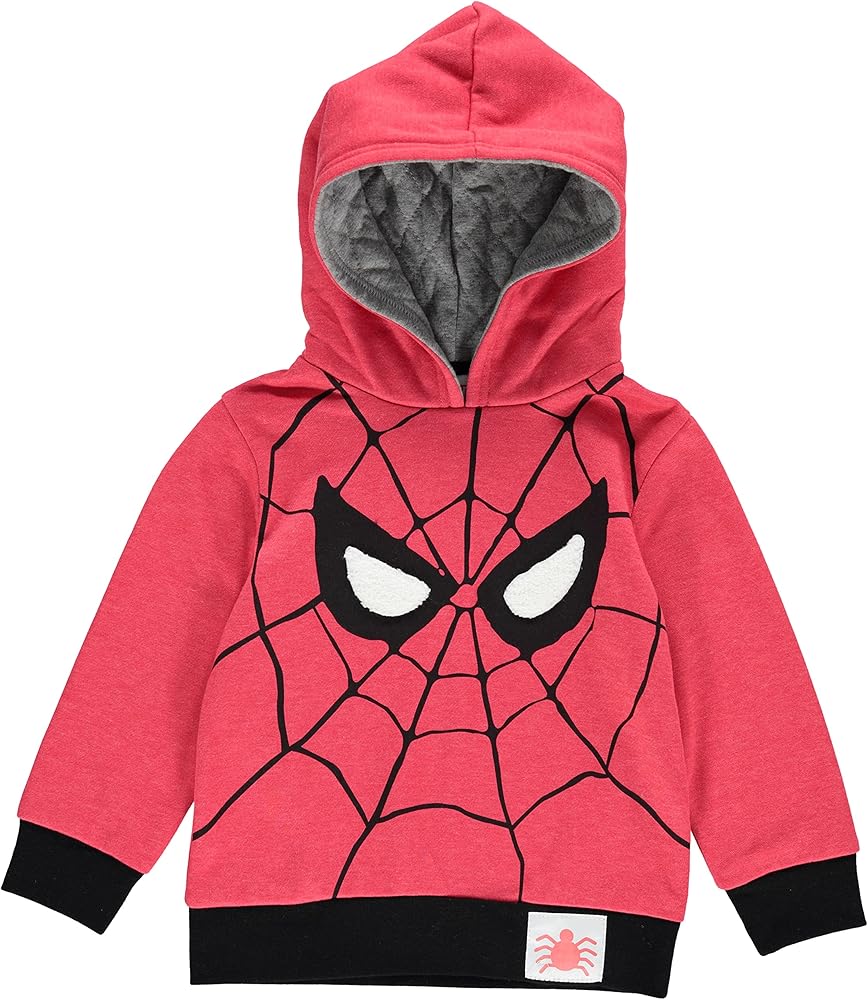 Spiderman Boys Toddler Long Sleeve Fleece Pullover Hoodie Sweatshirt