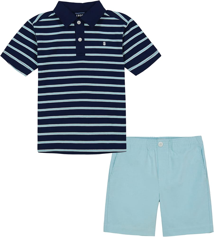 IZOD boys 2-piece Polo and Short Set