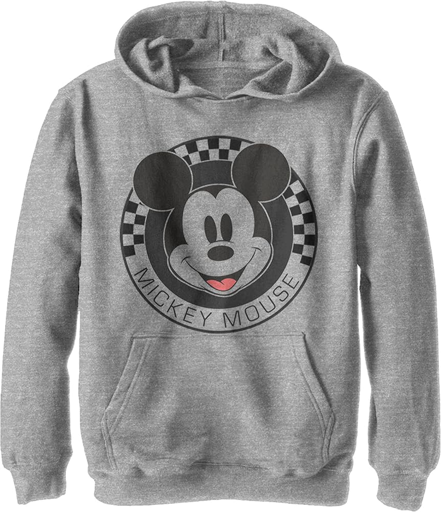 Disney Boys' Mickey Mouse Checkered Hoodie