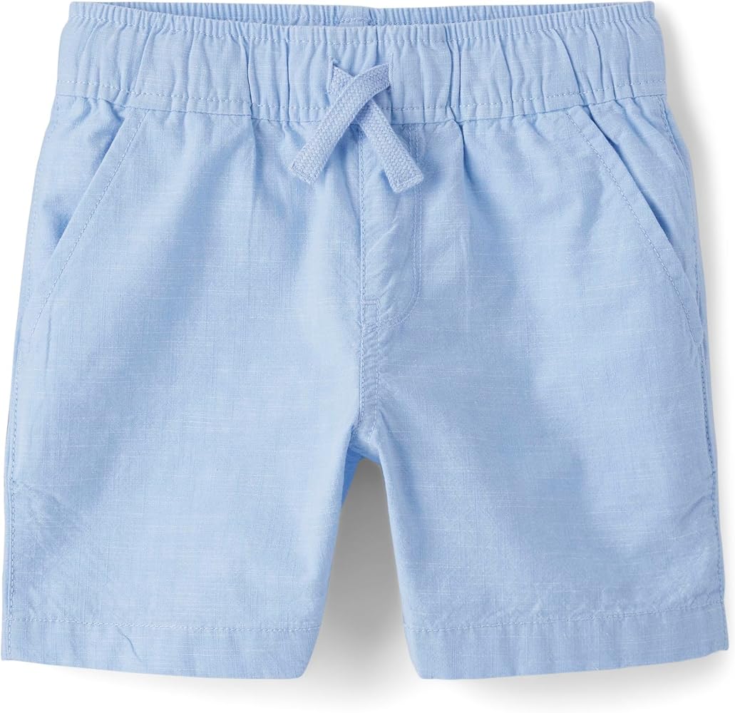 The Children's Place Boys' Cotton Pull on Jogger Shorts, Whirlwind