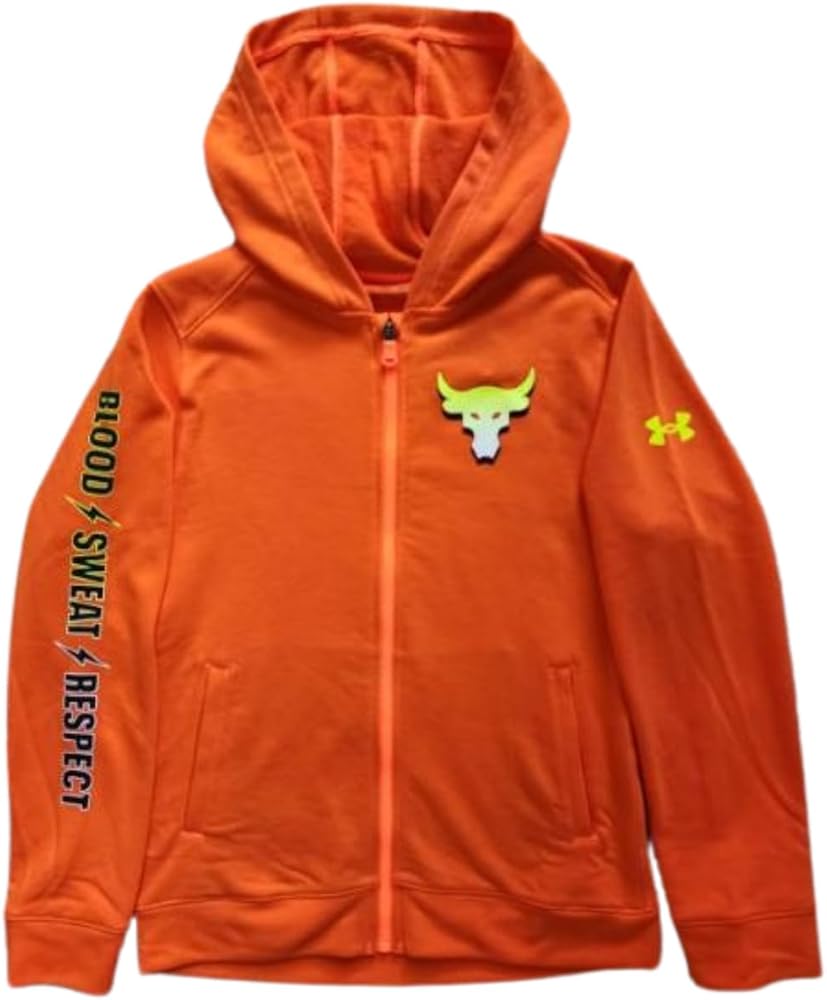 Under Armour Youth Boys Lightweight Big Logo Full Zip Sportstyle Hoodie