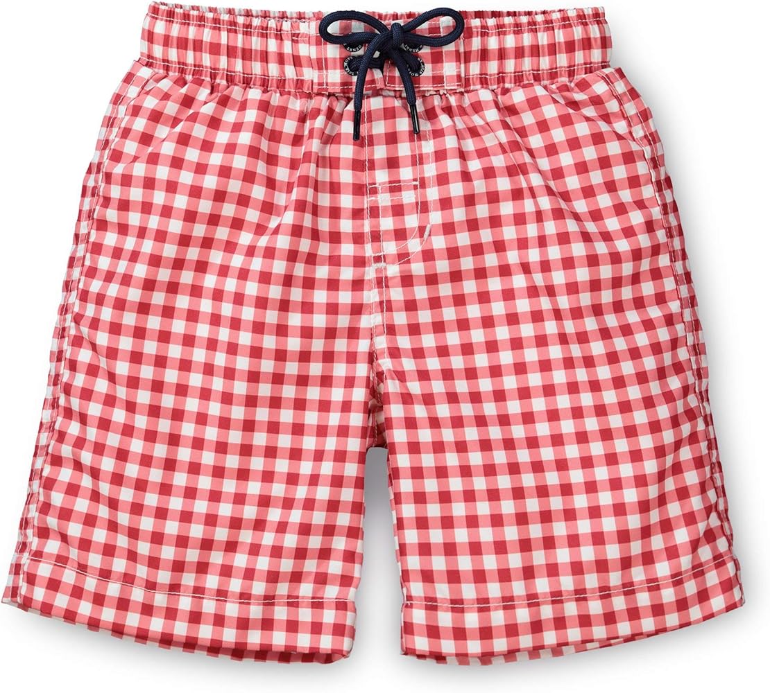 Hope & Henry Boys' Swim Board Short Trunks with Elastic Waist