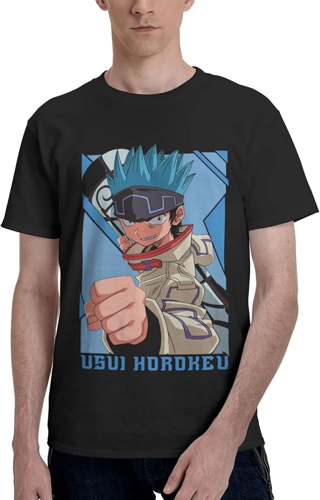 Anime Shaman King Usui Horohoro T Shirt Man's Summer Manga O-Neck T-Shirts Casual Short Sleeves Tee